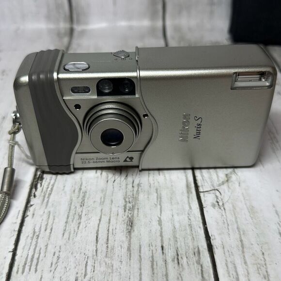 NIKON Nuvis S APS Film 22.5 - 66mm Macro Camera Works Nikon Carrying Case - Picture 4 of 12